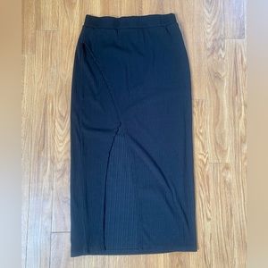 Midi Skirt with Slit